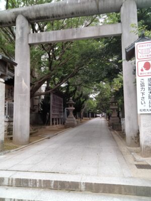 船橋大神宮　鳥居